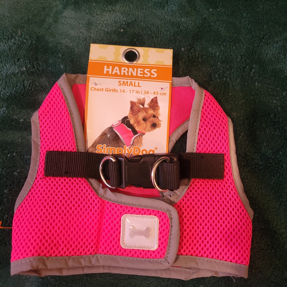 Simply Dog Pink Small Dog Harness